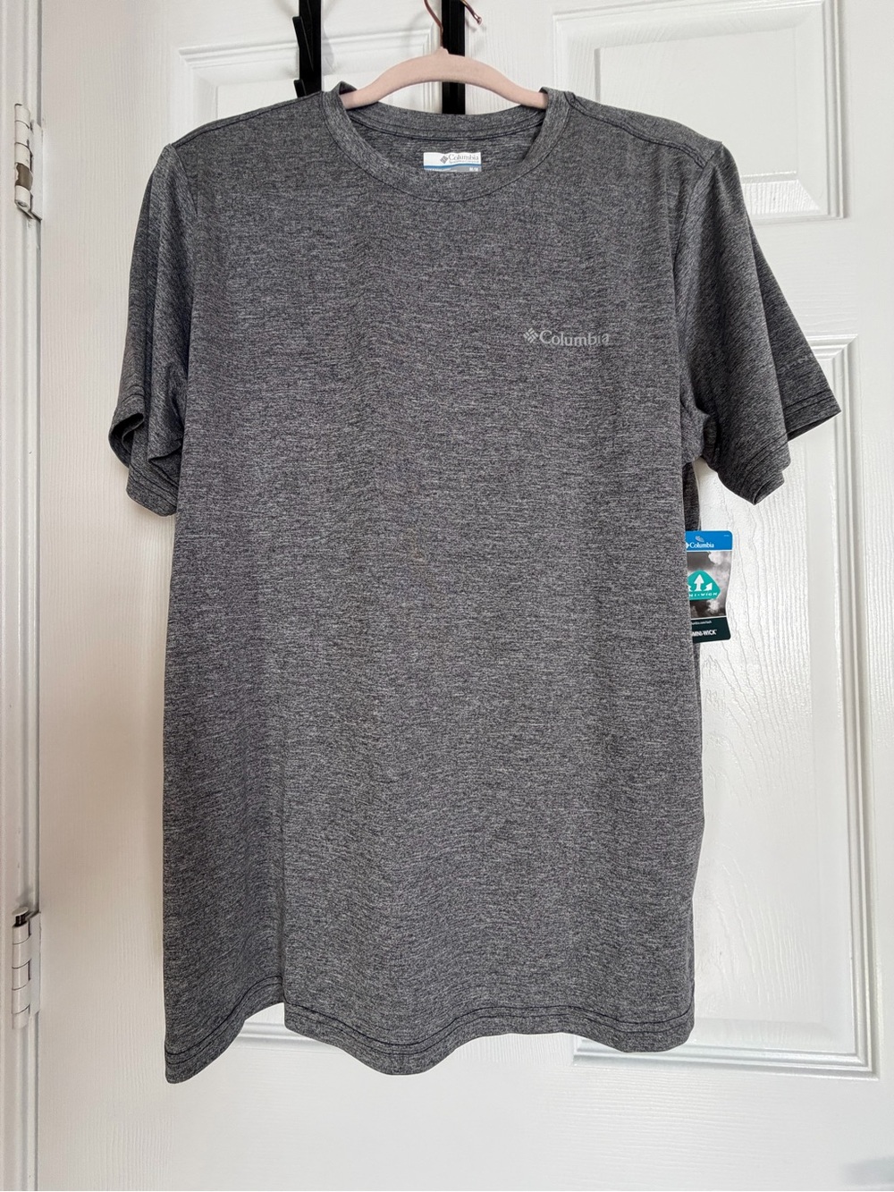 Columbia Men's Heather Charcoal Gray Short-Sleeve Performance Tee